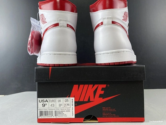 Cheap LUCY Retro Resilient Red Jordan1 555088- 3768 Metallic 1027